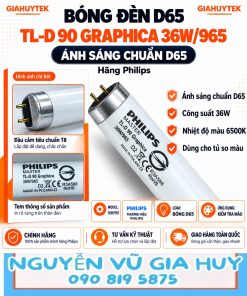 Bóng đèn Philips TL-D 90 Graphica 36W/965 cho kiểm tra màu