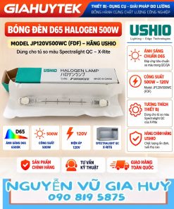 Bóng halogen Ushio FDF JP120V-500WC6 500W 120V cho hệ thống so màu